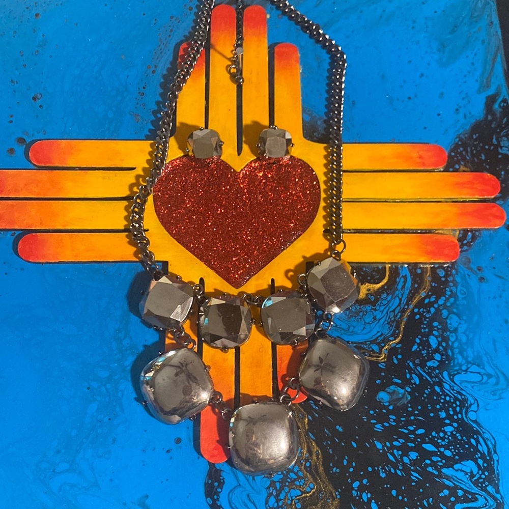 Necklace and earrings set